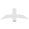 Ekena Millwork Bellingham Architectural Grade PVC Gable Bracket, 48"W x 20"H x 4"D x 6"F, 10/12 Pitch GBP048X20X0406BEL00 - alternate 5